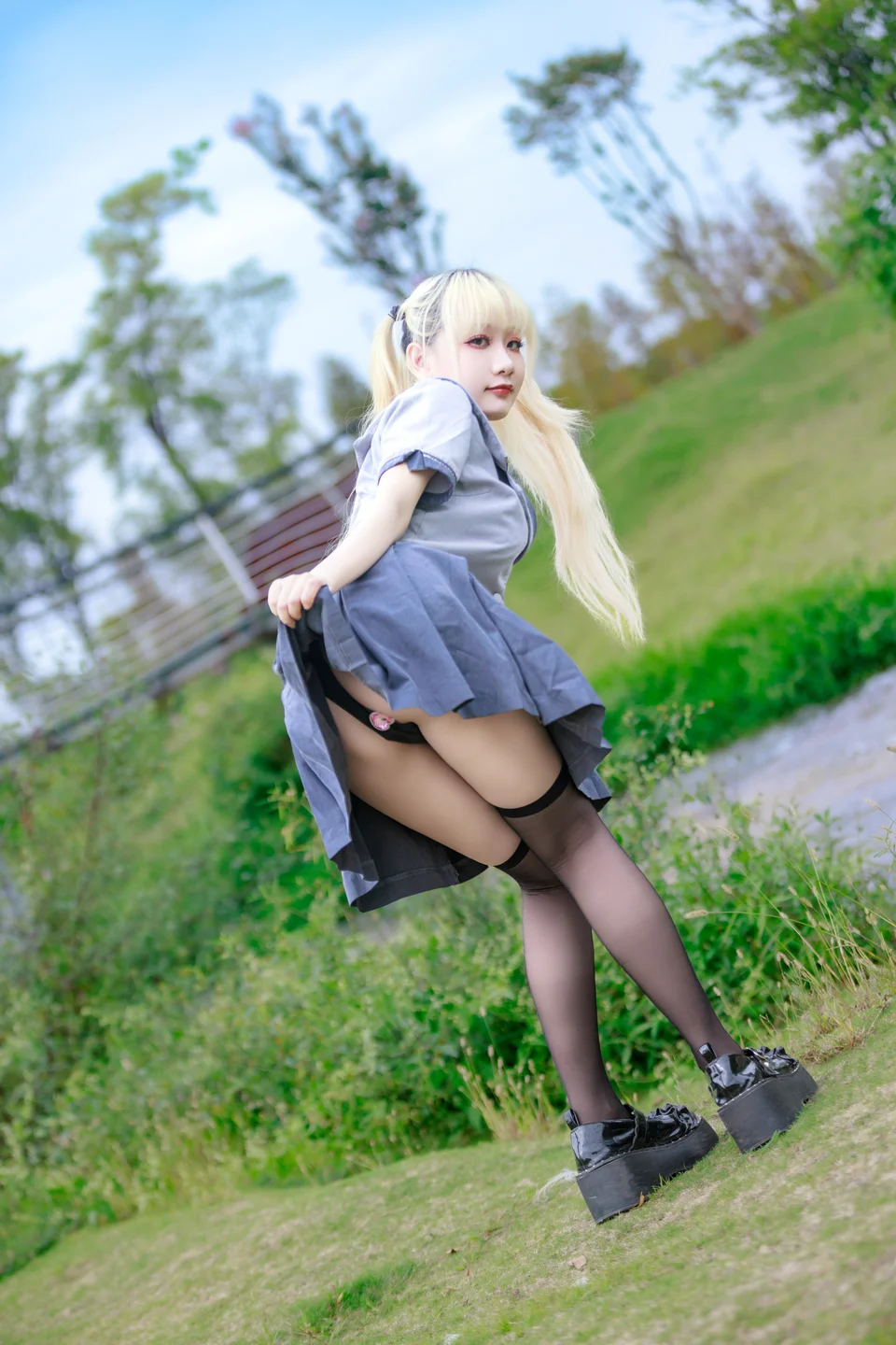 阿雪雪 - No.024 湿地JK [78P-1.77GB] tg@simisebaisi 【丝足阁】020.webp